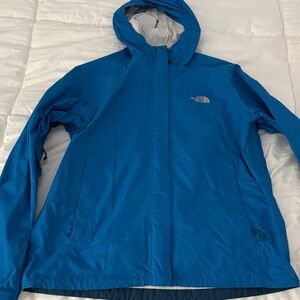 The North Face Women's Bright Blue Hooded Shell Jacket